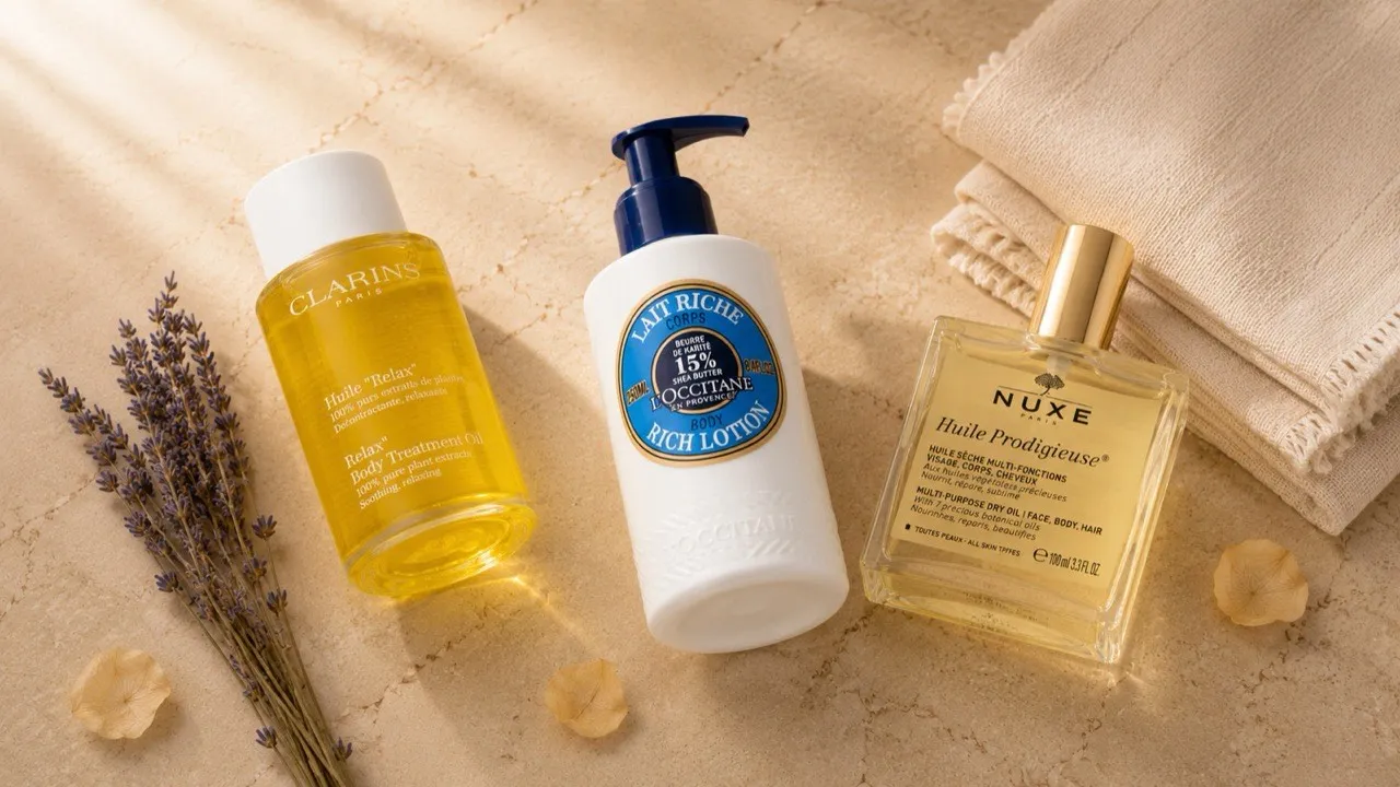 高級ボディクリーム・オイル4選｜CLARINS・ロクシタン・NUXE・Kiehl'sを徹底比較